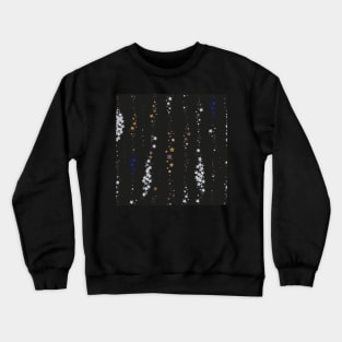 Stars gold and navy shining Crewneck Sweatshirt